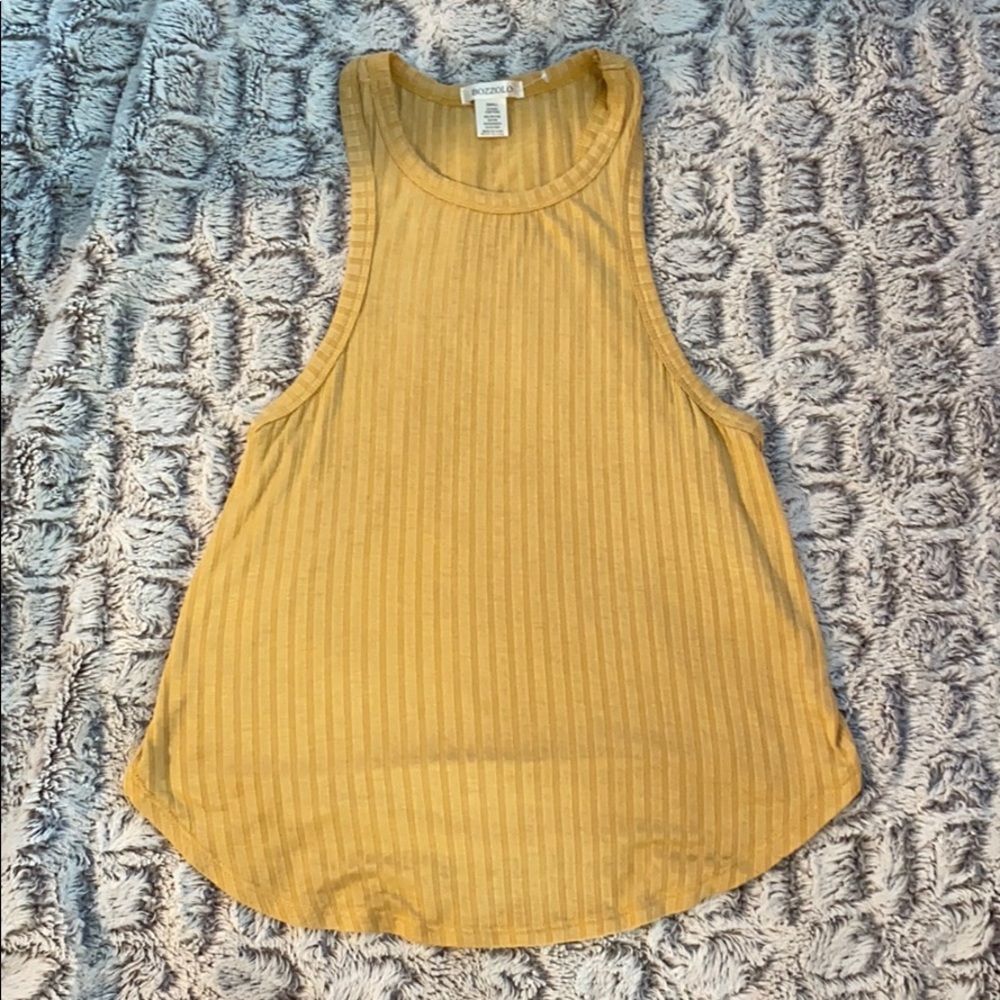 yellow tank